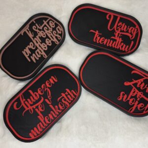 Personaliziran pladenj z napisom – darilo po želji