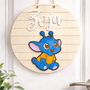Personalizirana lesena tabla z imenom